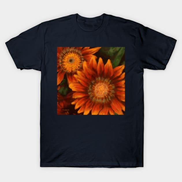 A Pop of Sunflowers T-Shirt by Dudzik Art